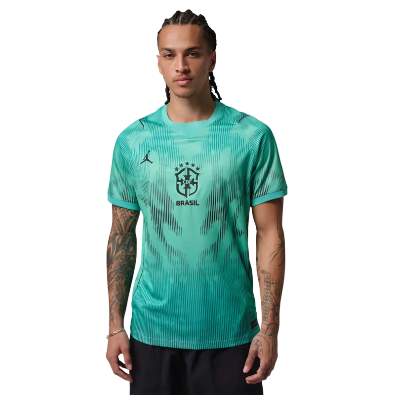 CAMISA DA SELEÇÃO DO BRASIL 26/27 VERDE GOLEIRO