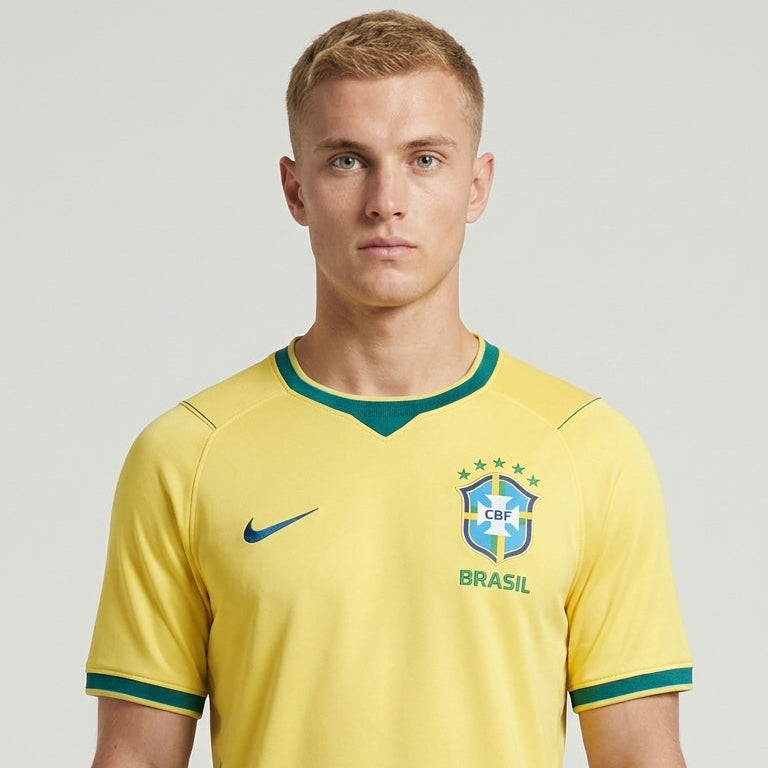 CAMISA DA SELEÇÃO DO BRASIL 26/27 AMARELO
