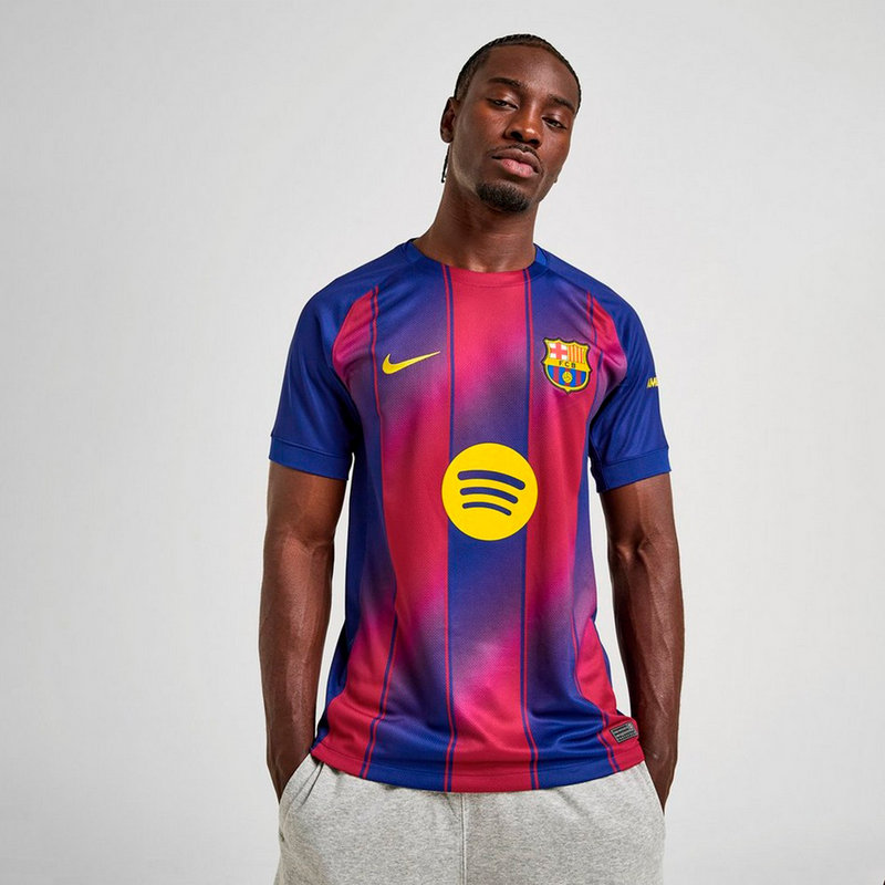 CAMISA DO BARCELONA 26/27 VERMELHO E AZUL